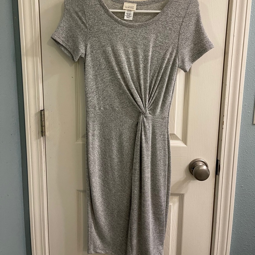 Short Sleeved Fitted Dress
